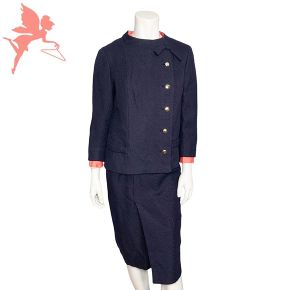 VINTAGE B. ALTMAN & CO. 1950's 3 Piece Skirt Suit - Picture 1 of 15